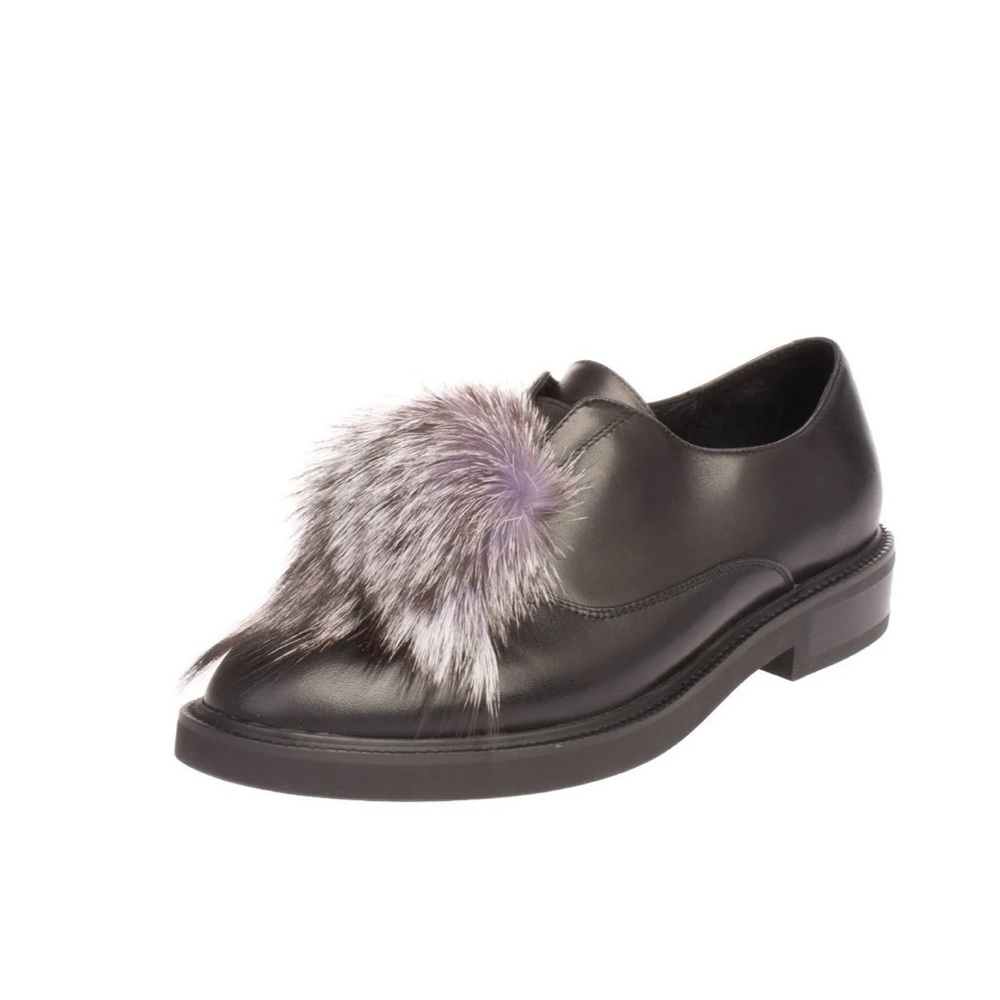 Emanuelle Vee Leather Loafter Shoes 37/7
